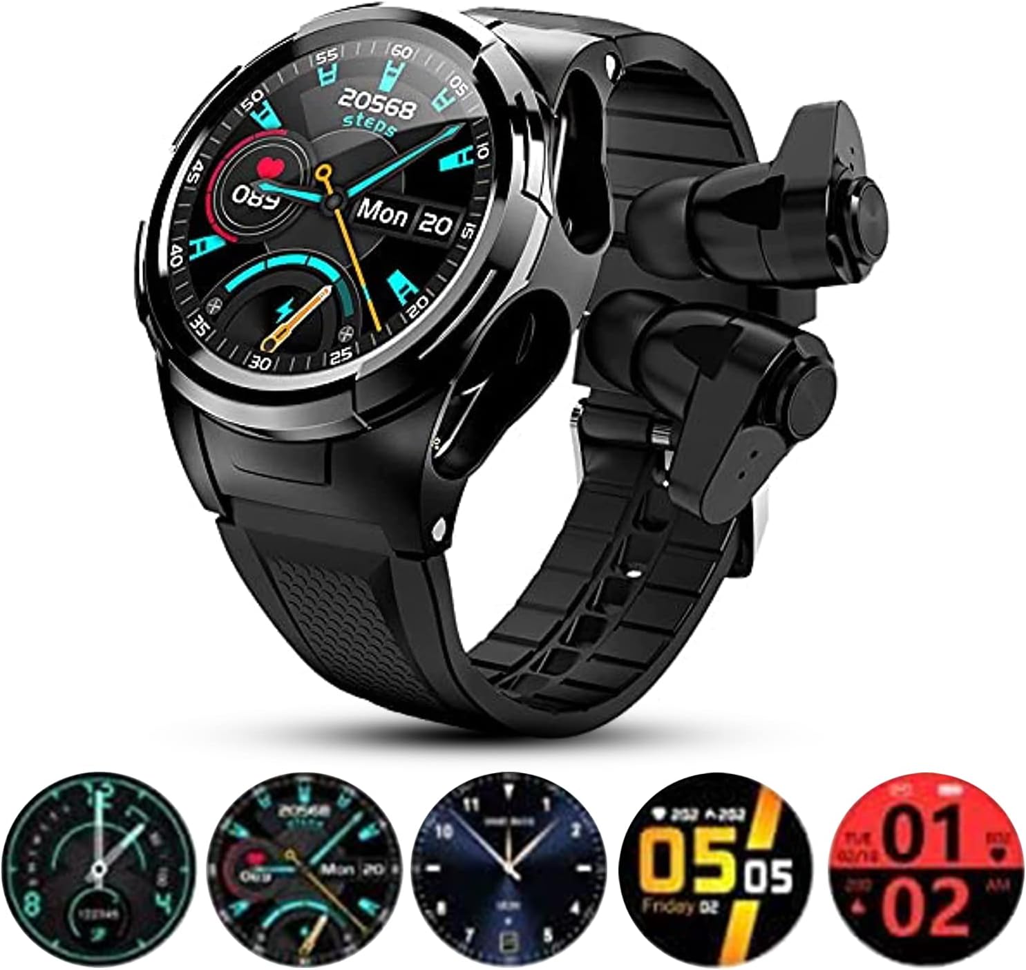 2 in 1 Smart Watch with Earbuds Waterproof HD Touch Screen JM06 Monitor Sports and Health Activities Mobile App Control S201 2 in 1 Smart Watch with Earbuds Waterproof HD Touch Screen JM06 Monitor Sports and Health Activities Mobile App Control S201